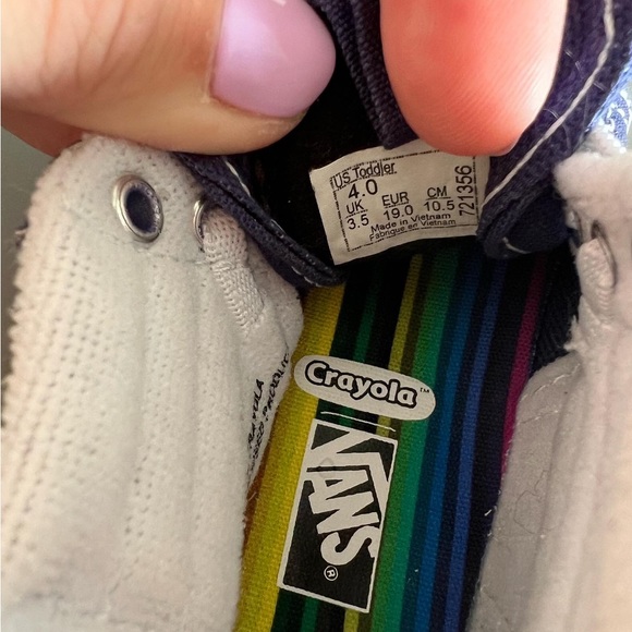 Vans Crayola shoes - BNWOT - Picture 4 of 5